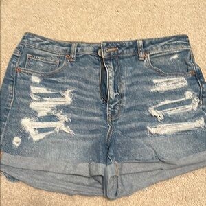 American Eagle Distressed Blue Denim Women’s Shorts
